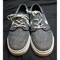 Zoom Nike SB Stefan Janoski Canvas Skate Shoes Mens 7.5 Black Gum 615957-003