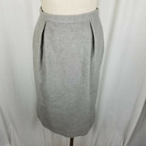 Kwon Suk Im Soft Cashmere Skirt Suit 2 Piece Outfit Set Blazer Jacket Womens S