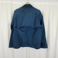 Vintage Lakeland Canvas Clicker Racer Rockabilly Golf Windbreaker Jacket Mens XL