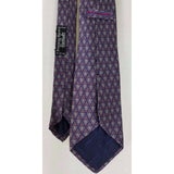 Stefano Ricci for Harrods Knightsbridge Silk Geometric Mens Necktie Tie Italy
