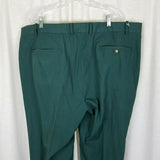 Vintage Orvis Casual Work Pants Khakis Mens 42x26 Green Farmer Hunting Farming