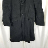 Vintage Bryan & Scott Cashmere Long Peacoat Winter Wool Coat Mens S M 50s MCM