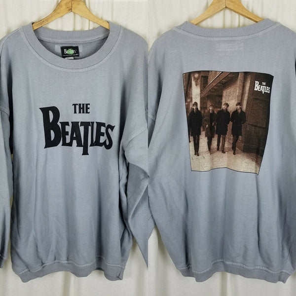 Vintage The Beatles Double Sided Graphic Sweatshirt Mens XL Apple Corps 1991