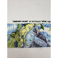 Waverly Pennsbury Manor Birds Cotton Screenprint Fabric VAT Dyed Material 13x45