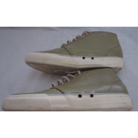 Sperry Top-Sider Get Wet Chukkas Green Leather Boat Deck Hi Top Shoes Mens 11 M