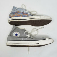 Converse Chuck Taylor All Star Hi Tops Custom Octopus Wave Cityscape Mens 10 W12