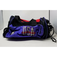 Converse Athletic Club USA Training Chenille Patch Large Gym Shoulder Duffle Bag