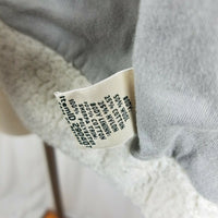 LL Bean Hooded Shearling Lined Wool Toggle Knit Sweater Jacket Cardigan Womens S