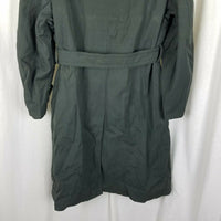 Military Issue Army Serge Green Wool Overcoat AG-44 Peacoat Trench Coat Mens 38S