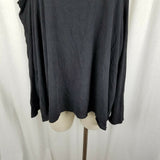 Lysse Plus Size Cold Bare Shoulder Top Shirt Tunic Blouse Womens 3X Black