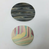 VINTAGE Charmant Beverly Hills Belt Buckles Artsy Art To Wear Abstract Jewelry