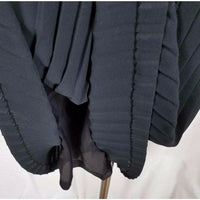 Verdi New York Milan Black Midi Cocktail Formal Dress Womens 4 USA Pleated Skirt