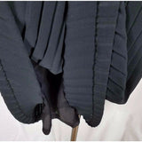 Verdi New York Milan Black Midi Cocktail Formal Dress Womens 4 USA Pleated Skirt