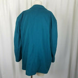 LL Bean Petites Wool Cashmere Boyfriend Style Blazer Jacket Womens 20P Plus Size