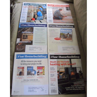 Fine Homebuilding Back Issues Magazines Lot of 6 Entire Year 2008 DIY Remodeling