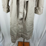 Misty Valley Vintage Plaid Insulated Blanket Lined Rain Trench Coat Womens 10