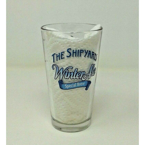 The Shipyard Brewing Co Winter Ale Pint Beer Glass Sugarloaf Sunday River Maine