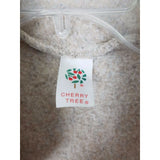 Vintage Cherry Tree Kids Shearling Berber Fleece Vest Jacket Zip Up Girls 14 16