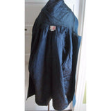 Vintage RTW Ready To Wind Down Denim Toggle Front Hooded Duffel Coat Womens 12