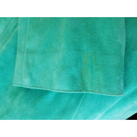 Samuel Roberts Peter Hatsi Androu Green Vegan Suede Brushed Dress Womens 10 USA