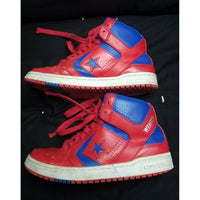 Converse Weapon Hi Tops Red Blue Sneakers Basketball Shoes Kids Boys 5.5 244546C