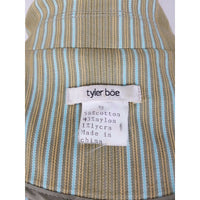 Tyler Boe Double Breasted Pinstripe Military Peacoat Jacket Blazer Coat Womens 8