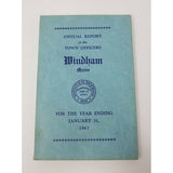 Annual Report Town Officers of Windham Maine January 1 1967 Cumberland County