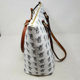 Dooney & Bourke NFL Raiders Exclusive White Wren Zip Tote Bag Purse Handbag NWT