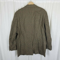 Polo University Club Ralph Lauren Wool Checked Sportcoat Jacket Blazer Mens 44 T