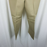 Vintage Dickies Shape Set Stain Release Twill Work Pants Mens 38x29 Tan NOS USA