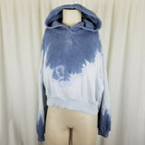 American Eagle Ombre Tie Dye Hooded Pullover Sweatshirt Jacket Hoodie Womens M