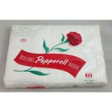 Vintage Pepperell Red Label 40s 50s White Muslin Full Double Flat Sheets Set NOS