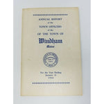 Annual Report Town Officers of Windham Maine January 31 1966 Cumberland County