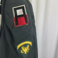 Vietnam War Era US Army Specialist 5 Rank Uniform Coat Blazer Jacket Mens sz 40S