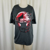 Adidas Climalite Dry Football Helmet Heathered Tshirt Youth Boys Girls XL 18