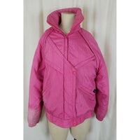 Vintage Skyr Gore-Tex Retro Neon Loud 90s Parka Ski Puffer Jacket Womens 10 Pink