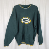 Vintage Green Bay Packers Tundra Canada Knit Sweater Mens XL Cotton NFL Football