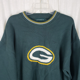 Vintage Green Bay Packers Tundra Canada Knit Sweater Mens XL Cotton NFL Football