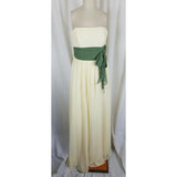 ALFRED ANGELO Long Maxi Chiffon Flowing Twirl Dress Womens 10 FORMAL GOWN Prom