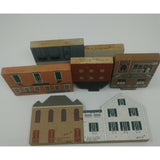 Cats Meow Rustic Wood Houses Lot 7 Amish Ristorante Opera Fish Market Store Land