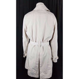 Fitz-Wright Petite Double Breasted Belted Tie All Weather Trench Coat Womens PM