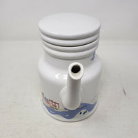 Paul Bocuse La Vallee De Teapot Coffee Pot Carafe Countryside Village 1987 Japan