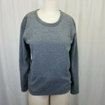 Playboy Fleece Lined Jersey Knit Gray Crewneck Sweatshirt Top Womens XL 175/100