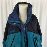 Columbia Colorblock 3-in-1 Winter Parka Outer Shell Jacket All Weather Womens L