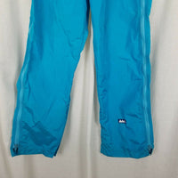 Granite Tom Mangold Nylon Windbreaker Pants Zip Up Legs Sides Womens S Blue USA