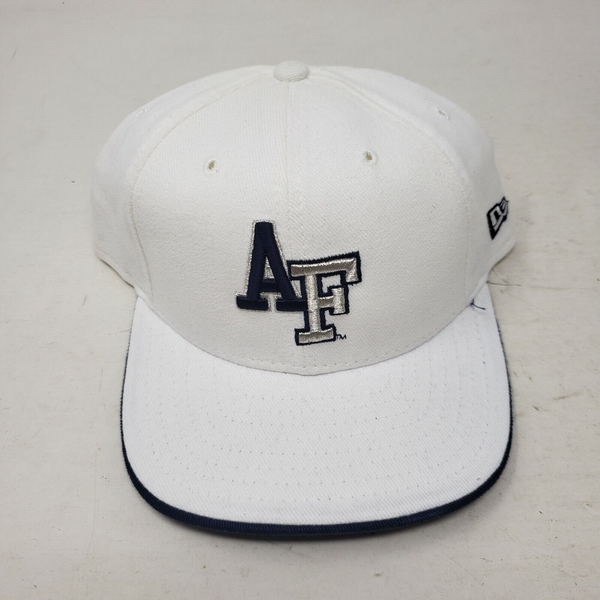 Vintage AF Air Force Academy Falcons Baseball Hat Cap Mens OS Snapback White 90s