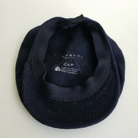 Kangol 100% Wool Felt Newsboy Cabbie Ascot Hat Mens Adults 20 Navy Blue England
