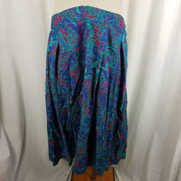 Vintage David Brooks Country Store Paisley Quilted Jacket Skirt Suit Womens 16