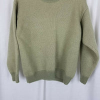 J. Crew Wool Crewneck Pullover Sweater Mens S Vintage Sage Green Hong Kong