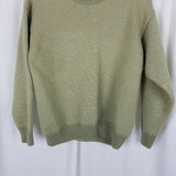 J. Crew Wool Crewneck Pullover Sweater Mens S Vintage Sage Green Hong Kong